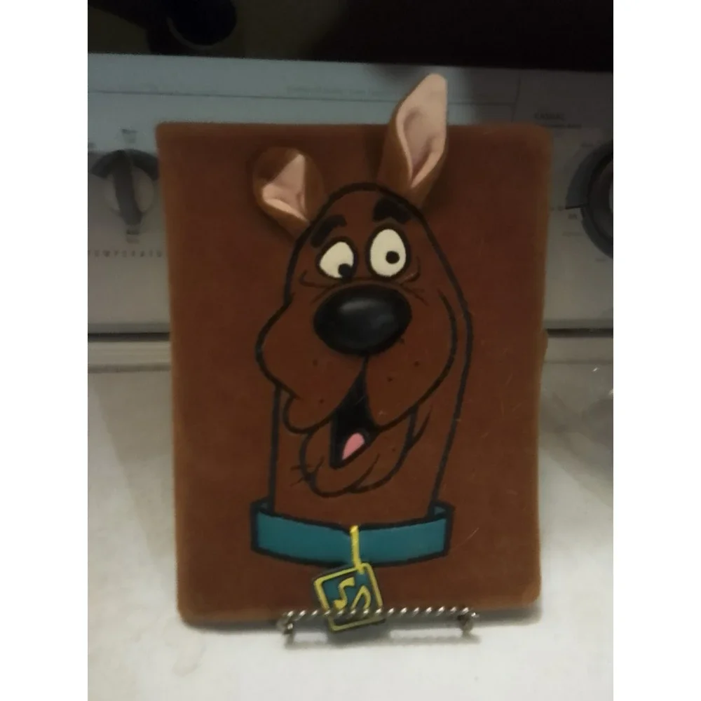 VTG Scooby Doo Fuzzy Notebook Cover  13